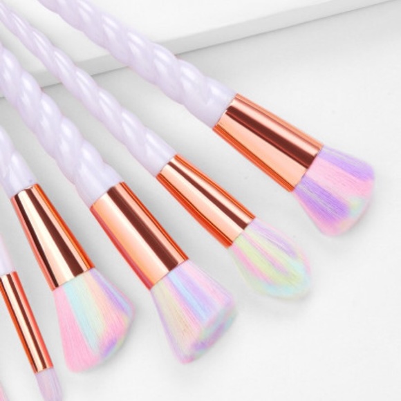 Screw Handle Soft Bristle Makeup Brush Set 10Pcs - Picture 3 of 3